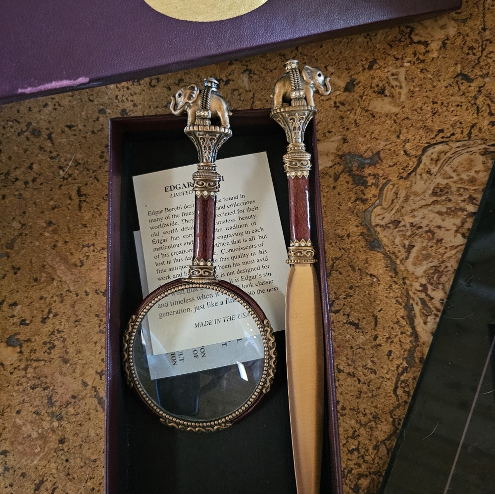 Limited Edition Edgar Berebi Desk Set